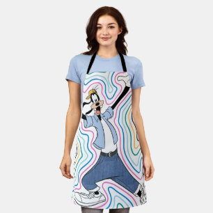 Goofy Retro Radiant Street Style Graphic Apron