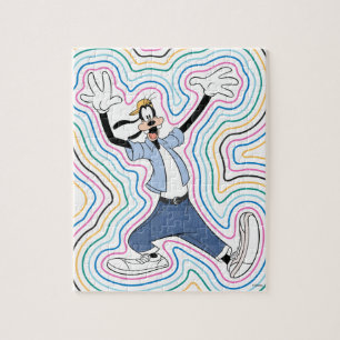 Goofy Retro Radiant Street Style Graphic Jigsaw Puzzle