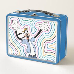 Goofy Retro Radiant Street Style Graphic Metal Lunch Box
