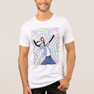 Goofy Retro Radiant Street Style Graphic Tri-Blend Shirt