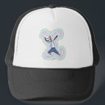 Goofy Retro Radiant Street Style Graphic Trucker Hat<br><div class="desc">Turn up the volume on your style with this high-energy, retro-inspired graphic! Featuring a cool, laid-back Goofy in iconic 90s fashion—complete with a backwards cap, button-down shirt, and baggy jeans—this design is all about effortless "good vibes" and vintage flair. The artwork is framed by a series of radiating, multi-colored outlines...</div>