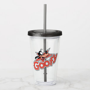 Goofy Retro Star Power Graphic Acrylic Tumbler