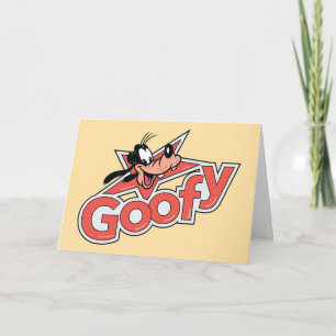 Goofy Retro Star Power Graphic Card