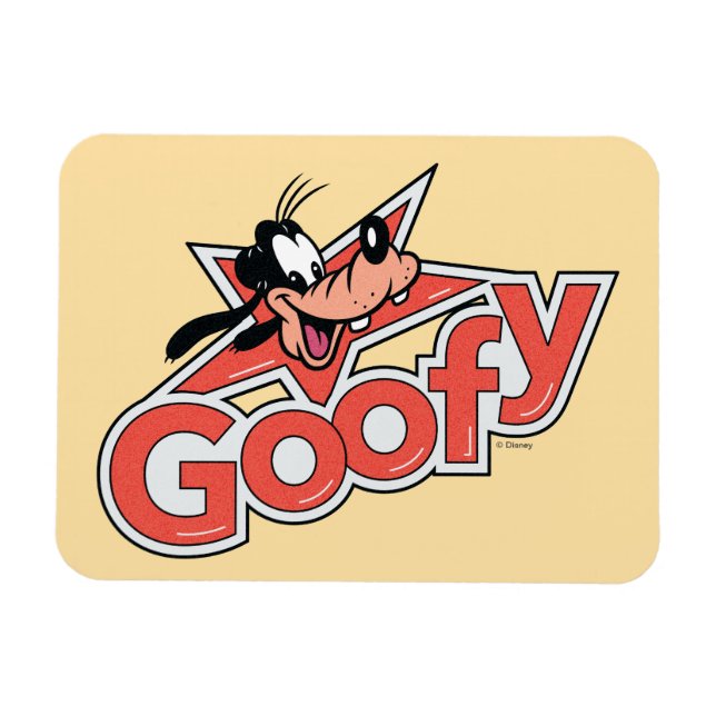 Goofy Retro Star Power Graphic Magnet (Horizontal)