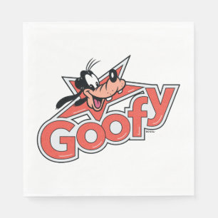 Goofy Retro Star Power Graphic Napkin