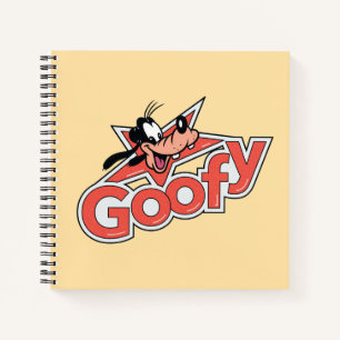Goofy Retro Star Power Graphic Notebook