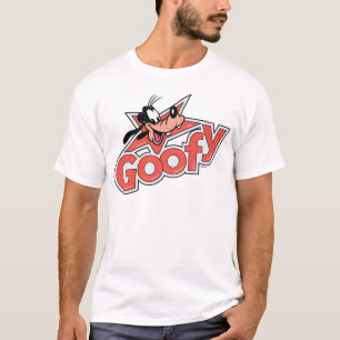 Goofy Retro Star Power Graphic T-Shirt