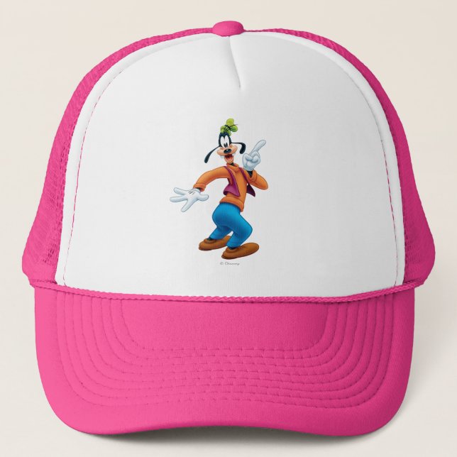 Goofy | Side Finger Up Trucker Hat (Front)