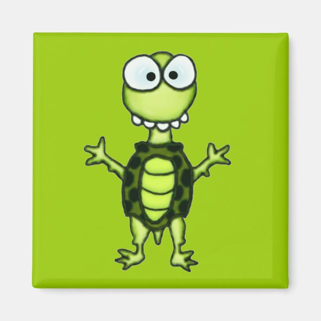 Goofy Turtle Magnet (Front)