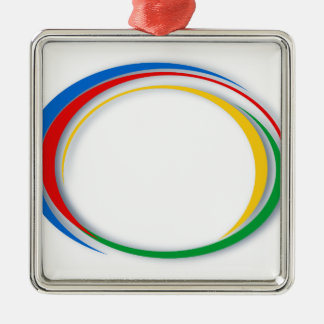 Google colours metal ornament