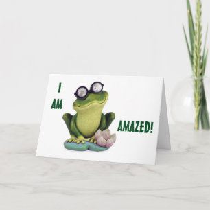 GOOGLE-EYED FROG-RETIREMENT FUN CARD
