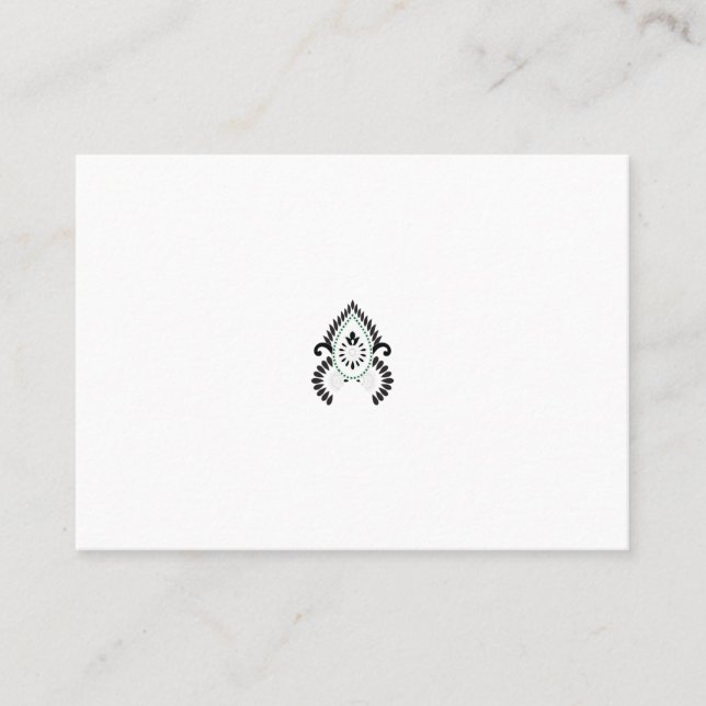 google pay rangoli stamp Design Place Card (Front)