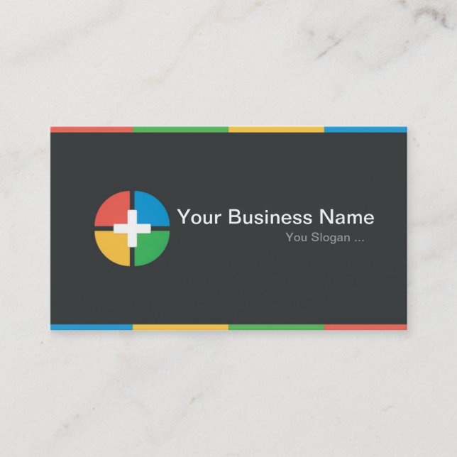 Google Plus Business Card (Front)