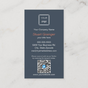 Google Review - Business Card - Twitter QR Link