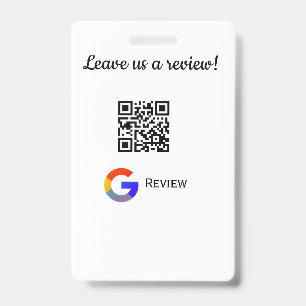 Google review business logo Scan QR review Badge