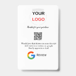 Google review business logo Scan QR review Badge