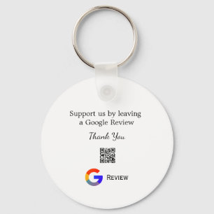 Google review business logo Scan QR review Keychain