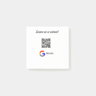 Google review business logo Scan QR review Post-it Notes