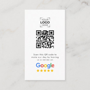 Google Review QR Code Business Review Card