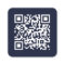 Google Review us Business Thank You QR Code Navy