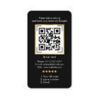 Google Review With QR Code Link Business Card