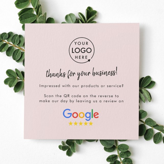 Google Reviews Business Card | QR Code Thank You (Creator Uploaded)