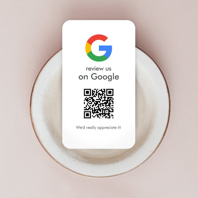 Google Reviews | Business Review Link QR Code Business Card (Creator Uploaded)