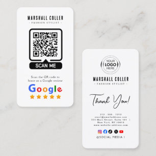 Google Reviews   Business Review Us   QR Code Card