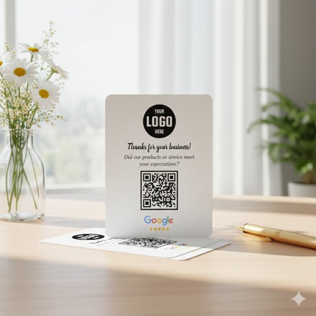 Google Reviews QR Code Business Enclosure Card (Google Reviews QR Code Business Enclosure Card)