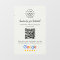 Google Reviews Window Cling | QR Code Vinyl Decal