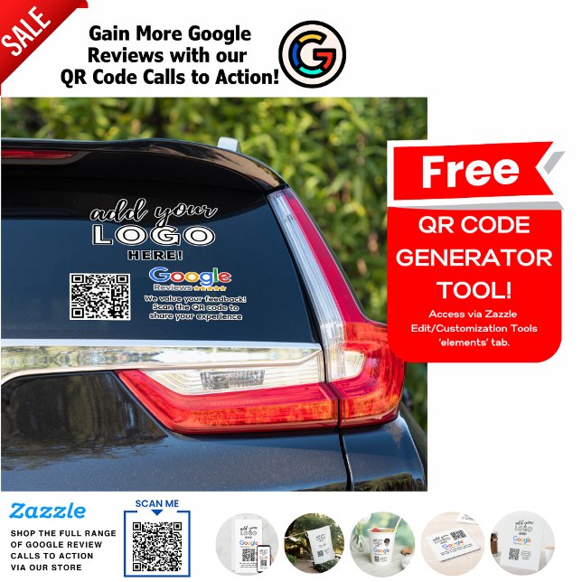 Google Réviser l'appel à agir Stickers de fenêtre  (Créateur téléchargé)