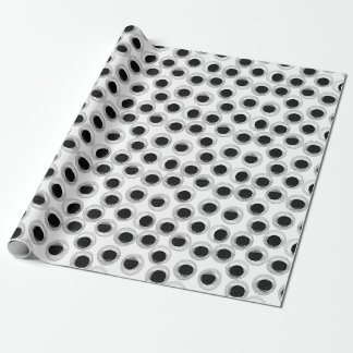 Googly eye pattern – transparent wrapping paper
