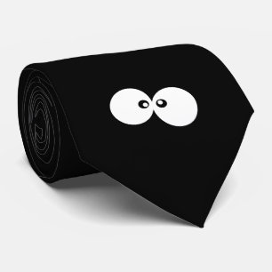 Googly Eyes, Funny Eyes, Black and White Tie