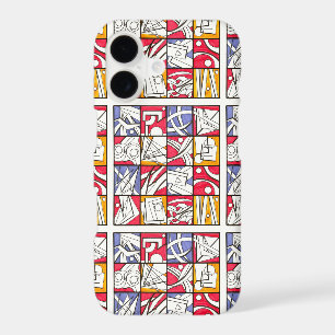 Googly Eyes-Modern Geometric Pattern