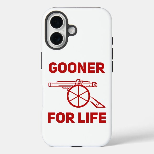 Gooner For Life Arsenal Case-Mate iPhone Case (Back)