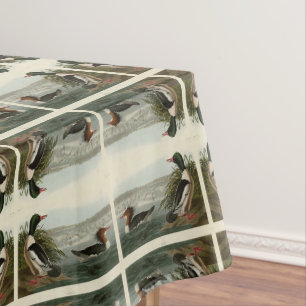 Goosander (Common Merganser) Audubon's Birds Tablecloth