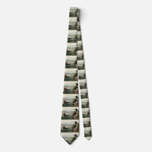 Goosander (Common Merganser) Audubon's Birds Tie
