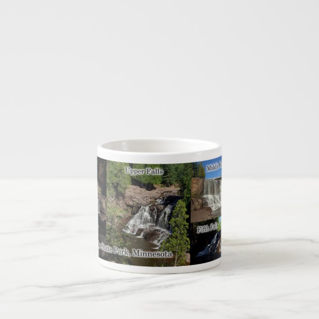 Goosberry Falls state park espresso mug (Front)