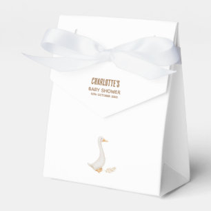 Goose Baby Shower Favor Box