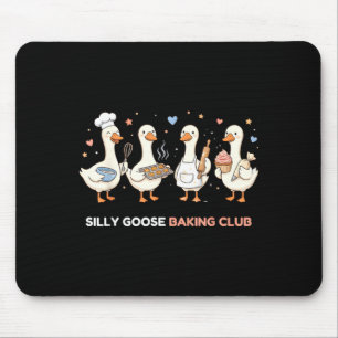 Goose Baking Club Funny Baker Mom Mama Pastry Chef Mouse Pad
