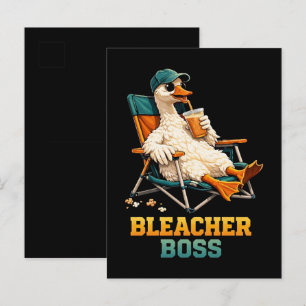 Goose Bleacher Boss Announcement Postcard