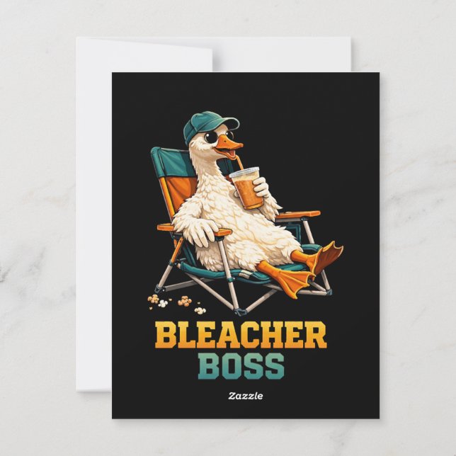 Goose Bleacher Boss Holiday Card (Back)