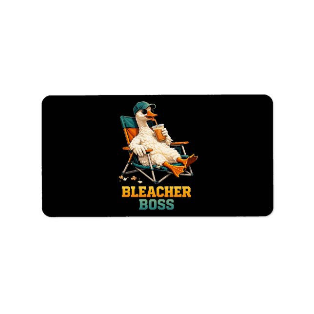 Goose Bleacher Boss Label (Front)