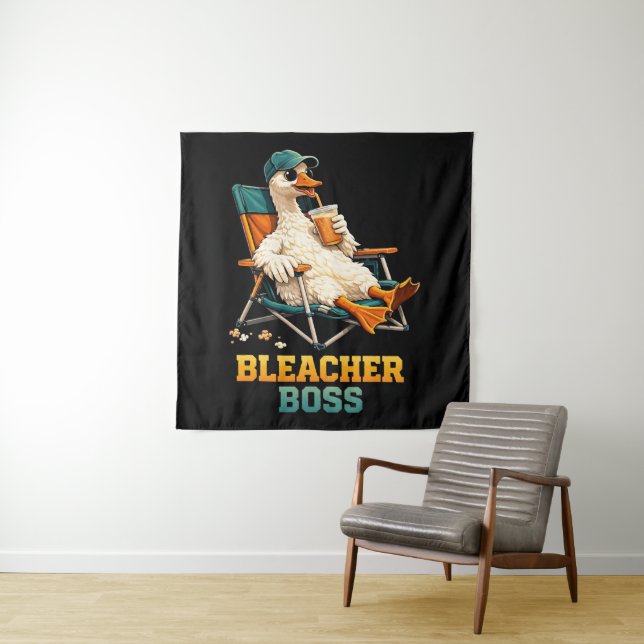 Goose Bleacher Boss Tapestry (In Situ)