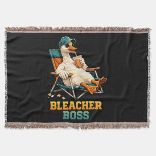 Goose Bleacher Boss Throw Blanket