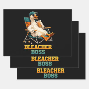Goose Bleacher Boss Wrapping Paper Sheet