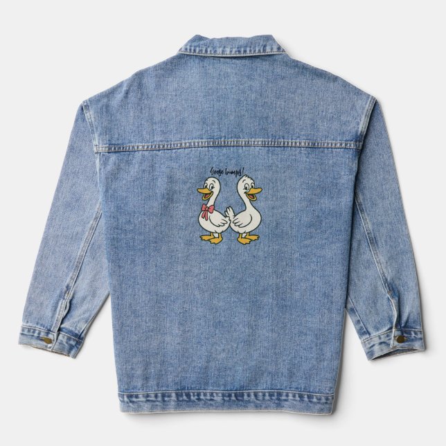 Goose bumps denim jacket (Back)