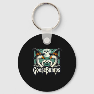 Goose Bumps Goosebumps Funny Geese Fist Bump Hallo Keychain