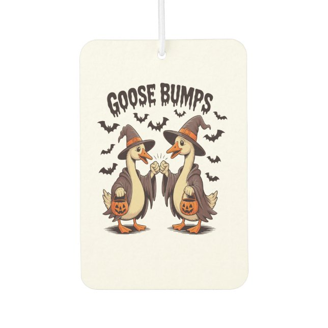 Goose Bumps Halloween Witch Fall Air Freshener (Front)