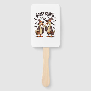 Goose Bumps Halloween Witch Fall Hand Fan